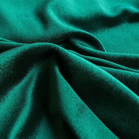 stretchy but soft green fabric